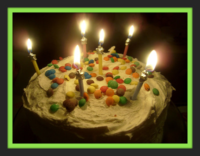 Snowball Birthday Cake