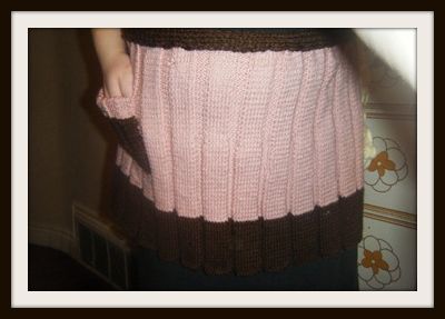 knitted apron