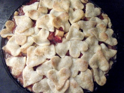 strawberry pear pie