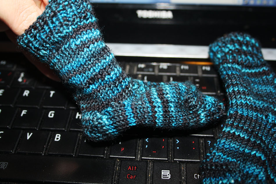 Baby Garter Stripe Socks