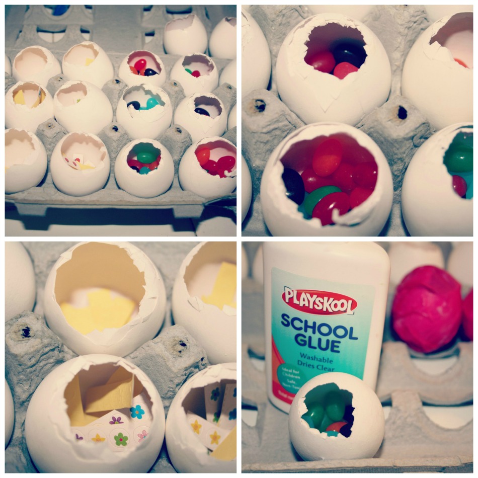 Decoupaged Easter Eggs