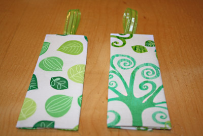 fabric bookmarks