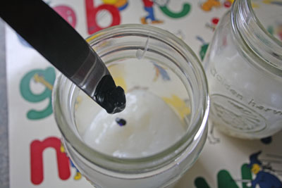 homemade finger paint