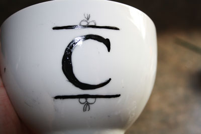 Monogrammed Cups