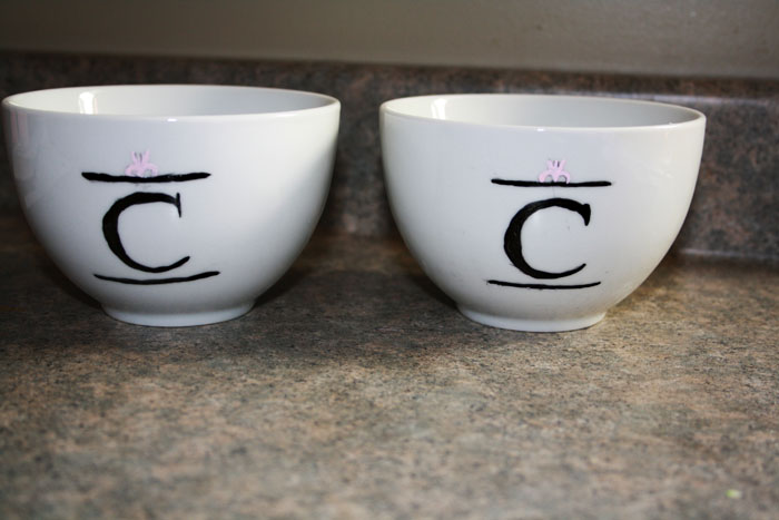 Monogrammed Cups