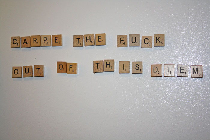 scrabble tile magnets