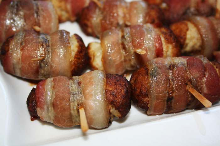 Bacon Wrapped Tater Tots