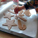 baking with kids holiday spice cookies