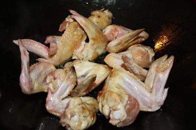 Chicken Wings with Spicy Wedges