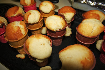 Cupcakes in Cones