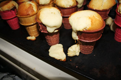 Cupcakes in Cones