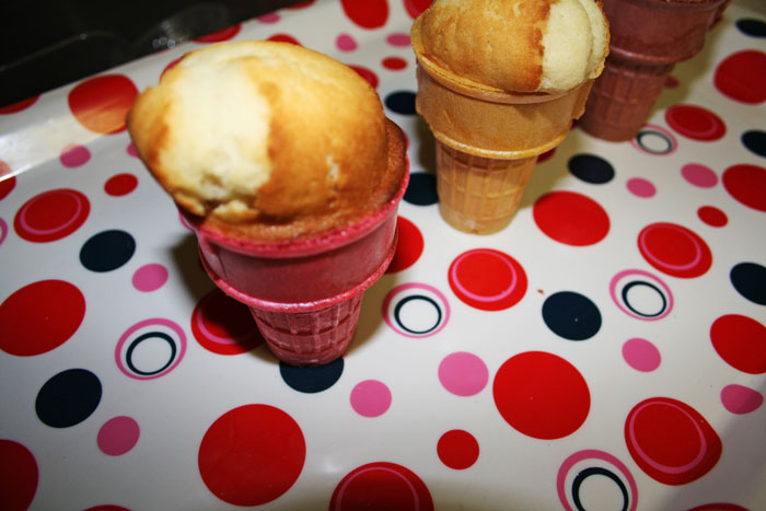 Cupcakes in Cones