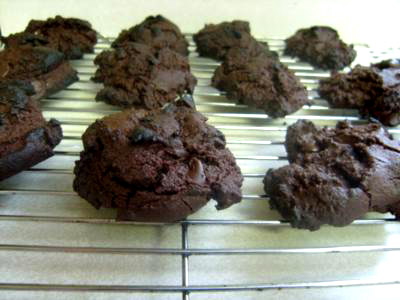 double chocolate chip cookies