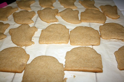 Sturdy Cut Out Cookies - Ghosts & Tombstones