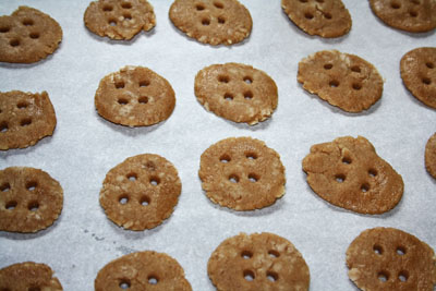 Ginger Button Cookies