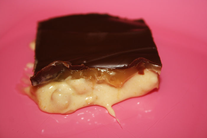 Homemade Snickers Bars