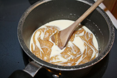 homemade twix bars with homemade caramel