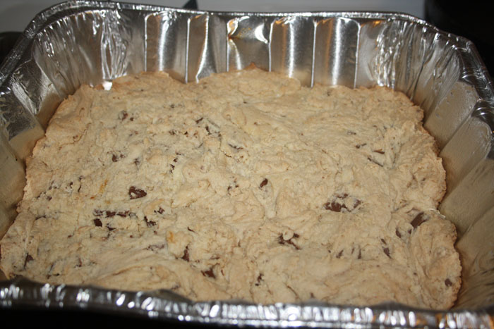 Lazy Chocolate Chip Cookie Cake