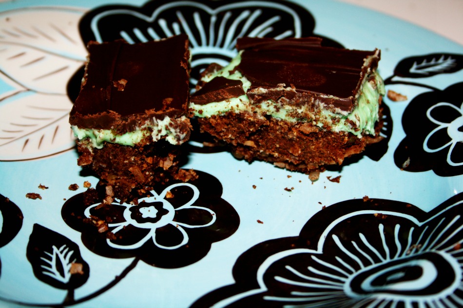 Mint Nanaimo Bars