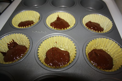 Chocolate Peanut Butter Cupcakes