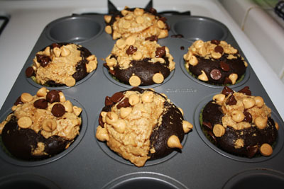 Chocolate Peanut Butter Cupcakes