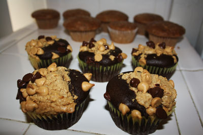 Chocolate Peanut Butter Cupcakes