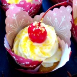 Pineapple Cream Cupcakes with Cream Cheese Frosting