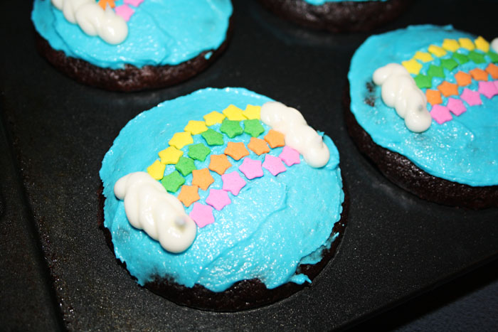 Rainbow Cupcakes