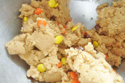 Reeces Pieces Peanut Butter Cookies