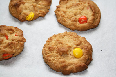 Reeces Pieces Peanut Butter Cookies