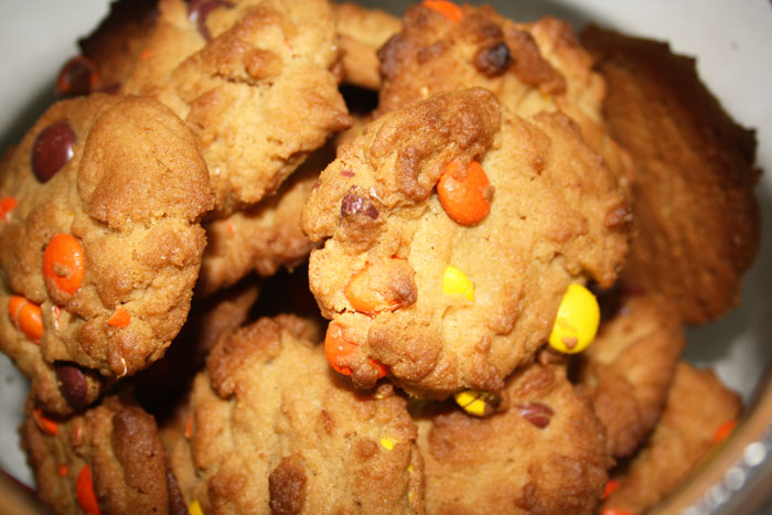 Reeces Pieces Peanut Butter Cookies