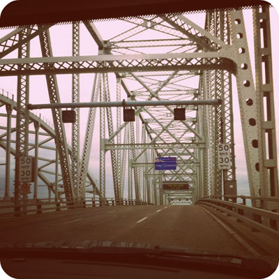 crossing over into Michigan