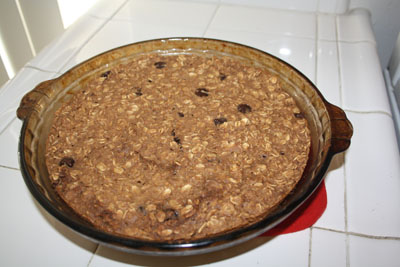 Peas and Thank You's Baked Oatmeal Squares