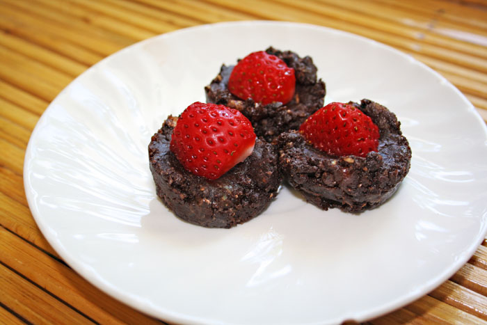 Raw Brownie Bites