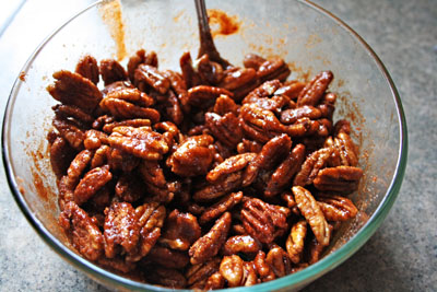 Smoky Maple & Brown Sugar Candied Pecans