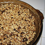 Vegan Chocolate Oatmeal Tart