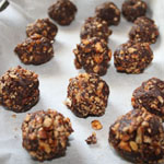 vegan coconut brownie balls
