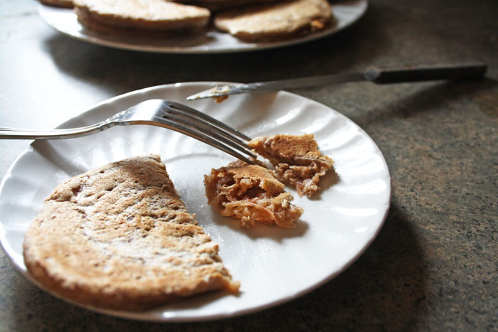 wheat germ grapefruit pancakes