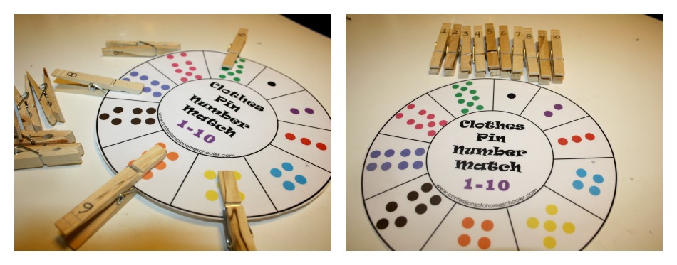 Alphabet and Number Matching Wheels Alphabet and Number Matching Wheels