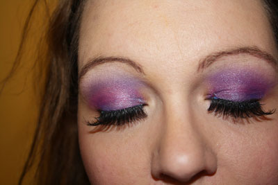 bh cosmetics purple and pink eyes