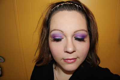 bh cosmetics purple and pink eyes