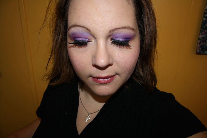bh cosmetics purple and pink eyes