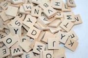 Window Shopping Wednesday - Keeley Behling Studios - 50 Scrabble Like Tiles