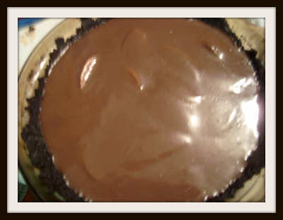 apple chocolate pudding pie