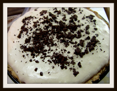 Mint Chocolate Chip Pie