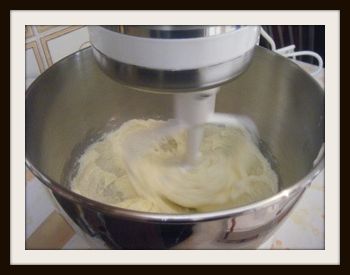 kitchen aid mixer in action