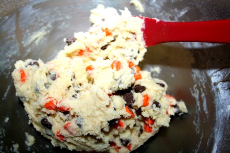 Halloweeny Chocolate Chip Cookies