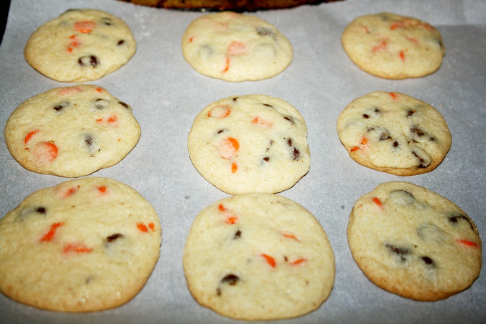 Halloweeny Chocolate Chip Cookies