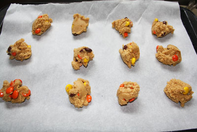 Reeces Pieces Peanut Butter Cookies