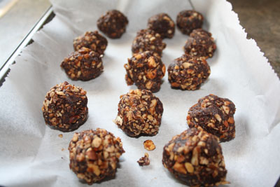 vegan coconut brownie balls